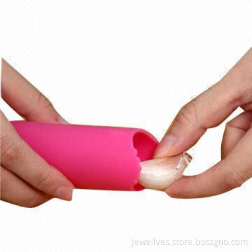 Silicone garlic peeler for outdoor picnic